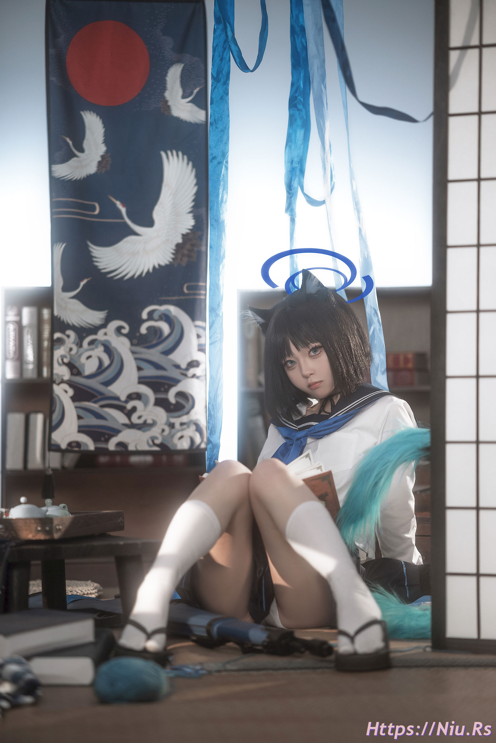 矢量鱼  蔚蓝档案 桐生桔梗